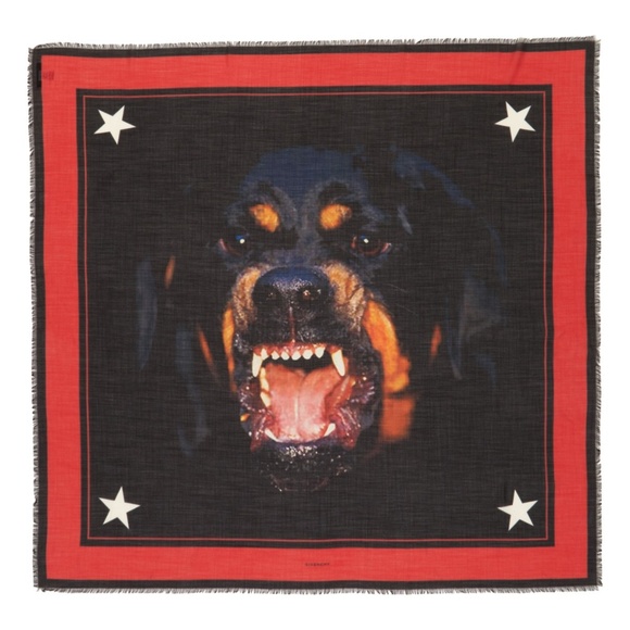 Givenchy Accessories - 🎉HOST PICK🎉 Givenchy Rottweiler Print Silk Scarf